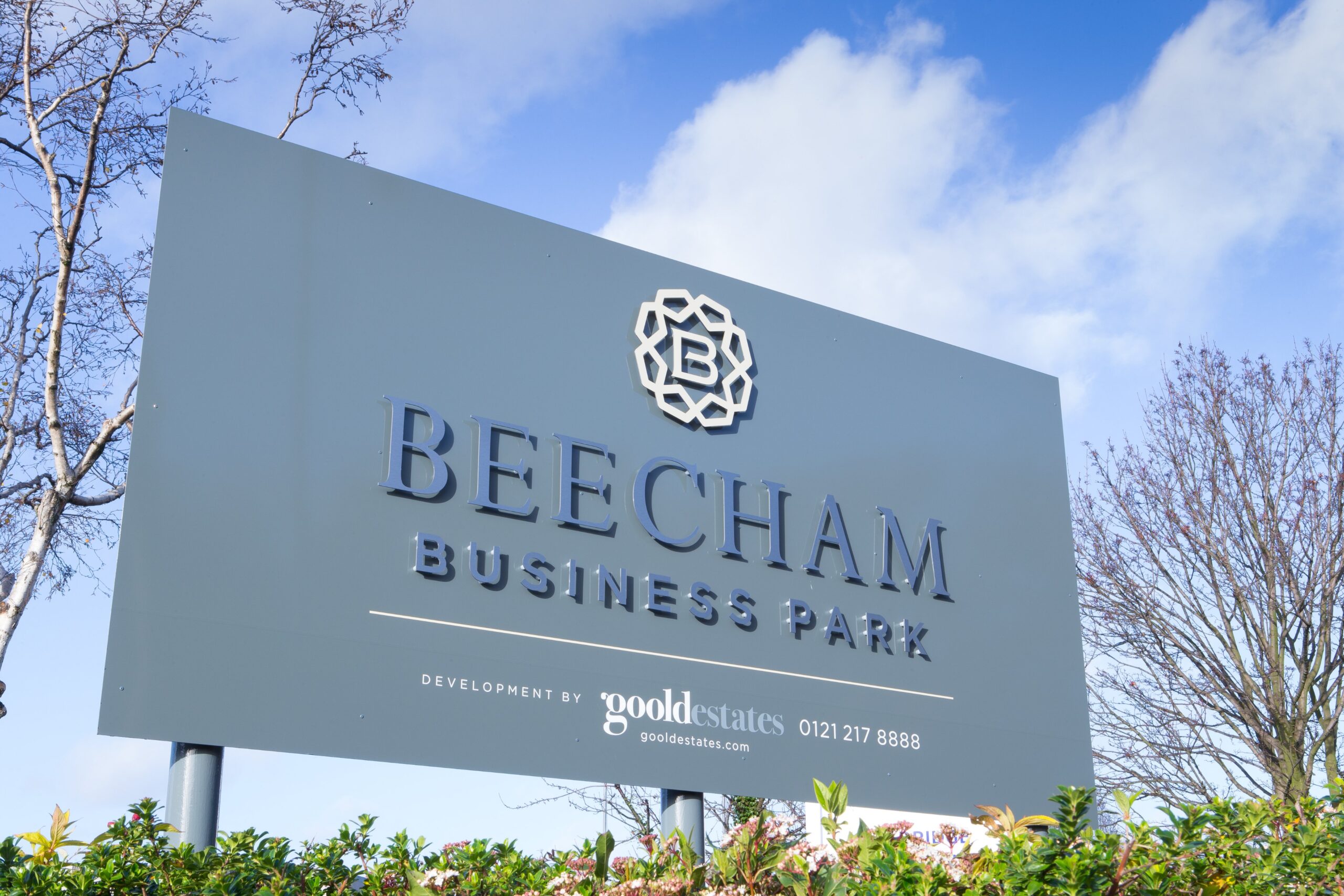Beecham Business Park sign
